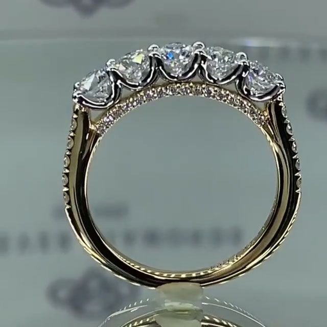 1.25ct.tw Round Cut White Sapphire Wedding Eternity Ring